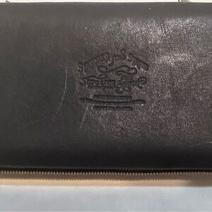 The superior labor Black Leather large zip box